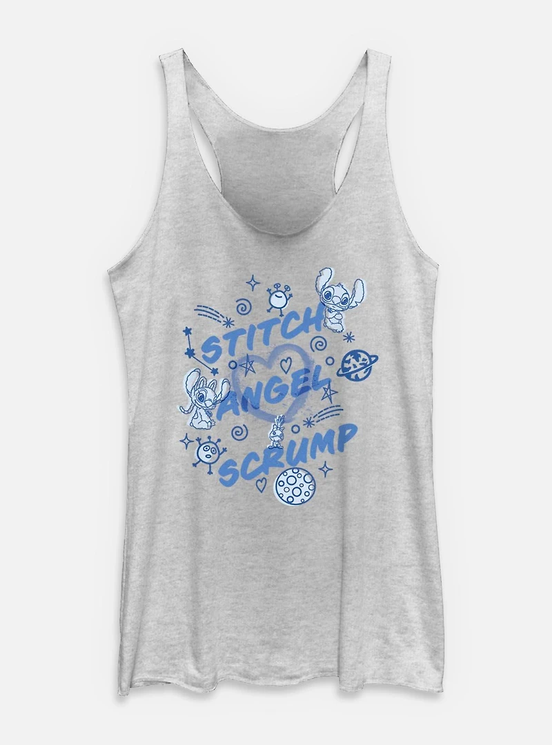 Disney Lilo & Stitch Angel Scrump Womens Tank Top