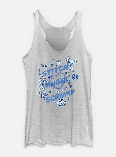 Disney Lilo & Stitch Angel Scrump Womens Tank Top