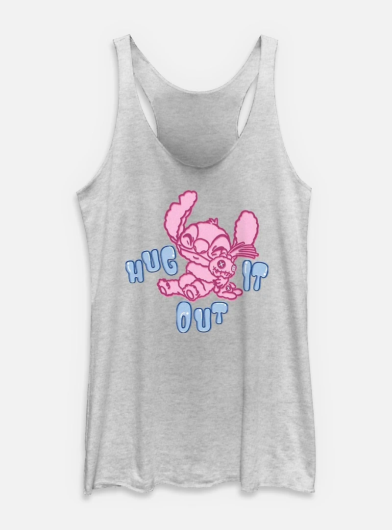 Disney Lilo & Stitch Hug It Out Womens Tank Top
