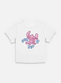 Disney Lilo & Stitch Hug It Out Womens Baby T-Shirt