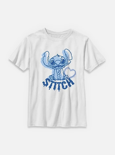Disney Lilo & Stitch Heart Youth T-Shirt