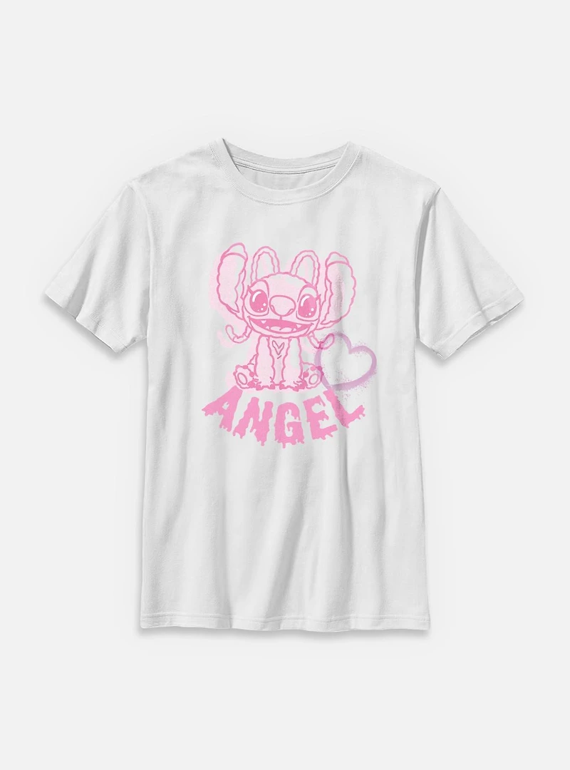 Disney Lilo & Stitch Angel Heart Youth T-Shirt