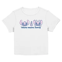 Disney Lilo & Stitch Ohana Means Family Quote Womens Baby T-Shirt