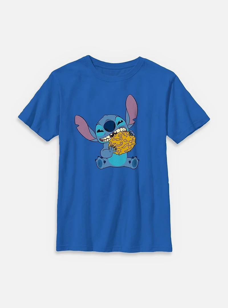 Disney Lilo & Stitch Eating Latke Youth T-Shirt