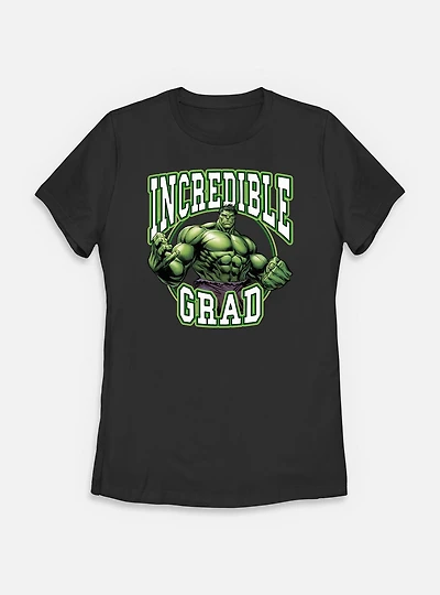 Marvel Avengers Incredible Grad Hulk Womens T-Shirt