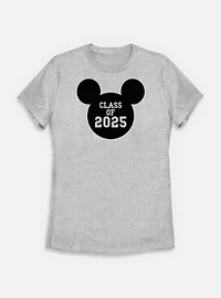 Disney Mickey Mouse Class Of 2025 Womens T-Shirt