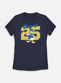 Disney Donald Duck Class Of 2025 Womens T-Shirt