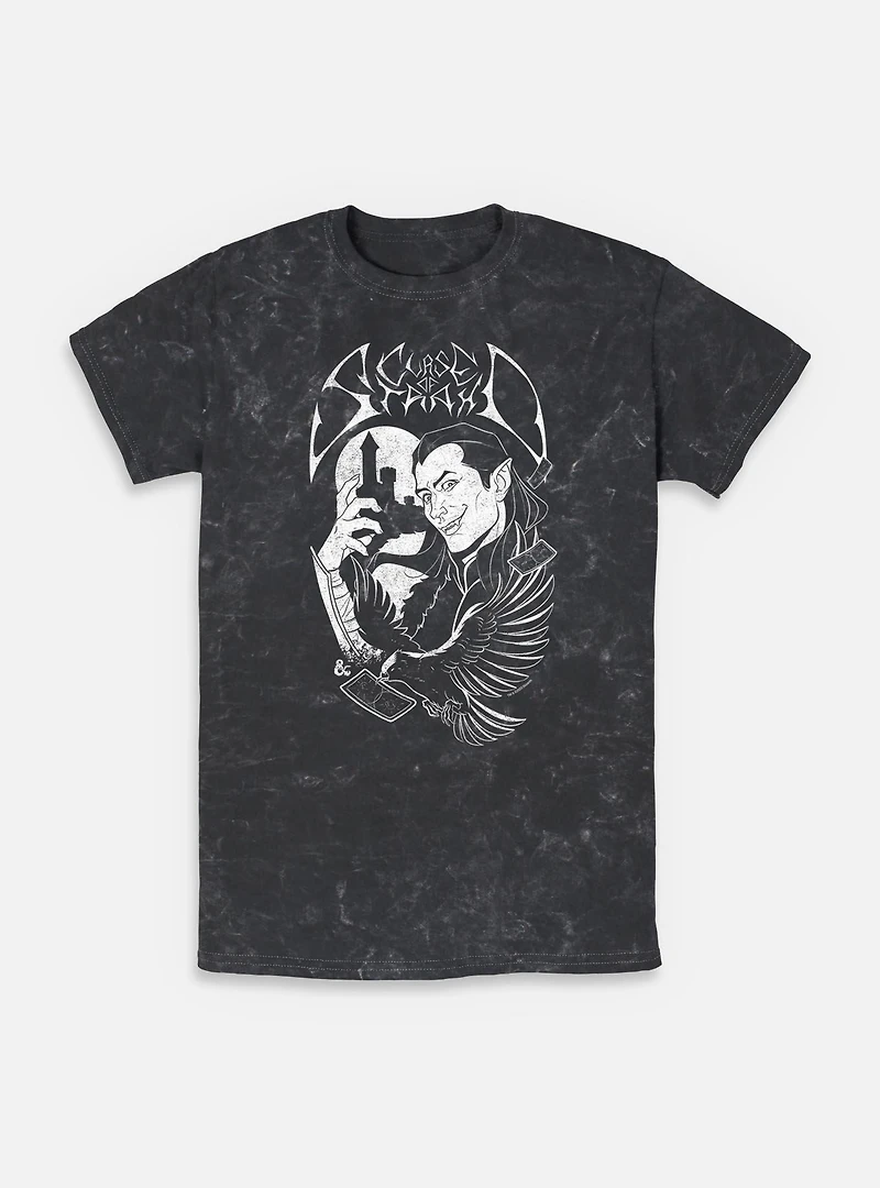 Dungeons & Dragons Death Metal Clash Of Strahd Mineral Wash T-Shirt