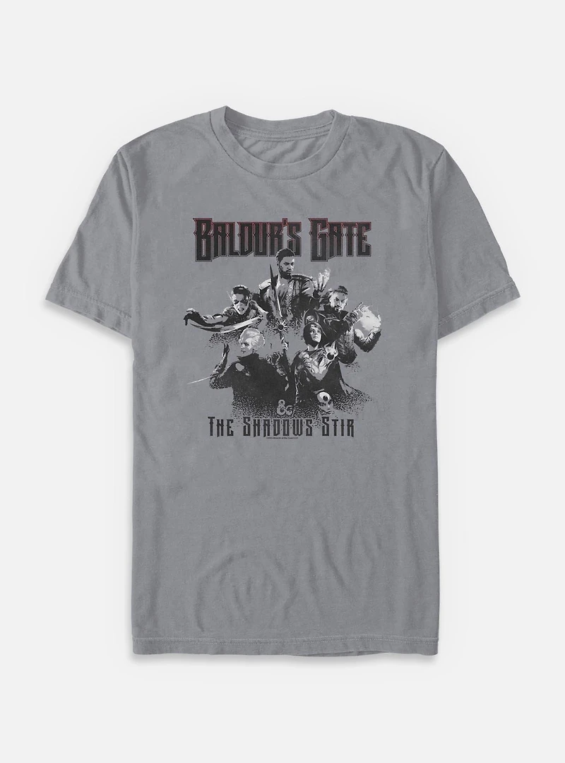 Dungeons & Dragons Baldurs Gate The Shadows Stir  Garment Dye T-Shirt