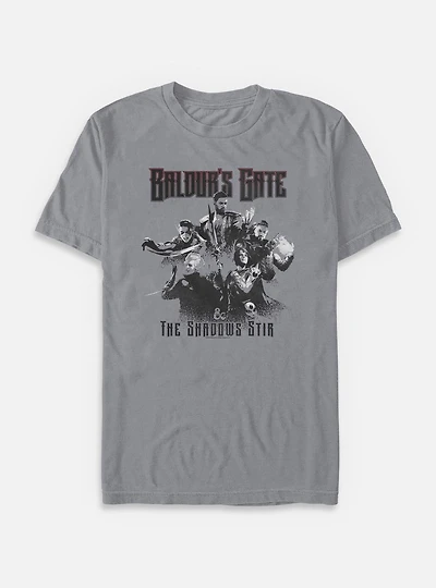 Dungeons & Dragons Baldurs Gate The Shadows Stir  Garment Dye T-Shirt
