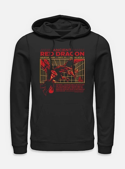 Dungeons & Dragons Ancient Red Dragon Stats Hoodie