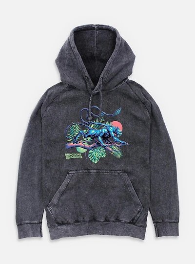 Dungeons & Dragons Displacer Beast Island Vibes Mineral Wash Hoodie