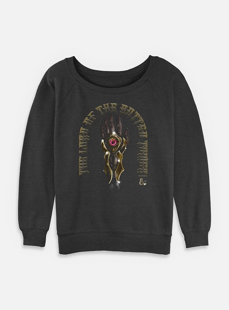 Dungeons & Dragons Hand Of Damned Womens Slouchy Sweatshirt