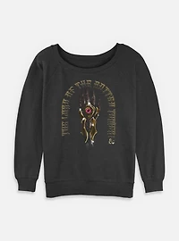 Dungeons & Dragons Hand Of Damned Womens Slouchy Sweatshirt