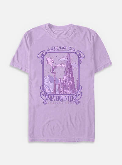 Dungeons & Dragons Seek Magic Neverwinter Garment Dye T-Shirt
