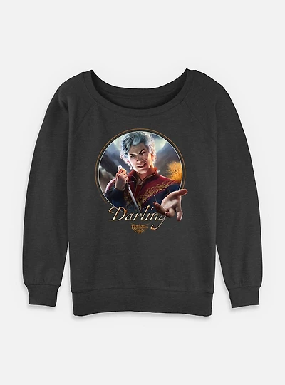 Dungeons & Dragons Astarion Darling  Womens Slouchy Sweatshirt