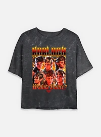 Dungeons & Dragons Karlach Wanna Dance Mineral Wash Womens Crop T-Shirt