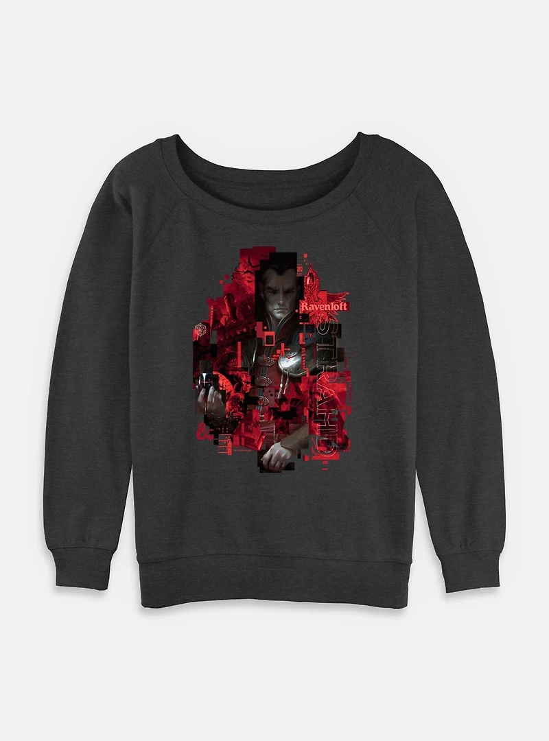 Dungeons & Dragons Ravenloft Strahd Womens Slouchy Sweatshirt