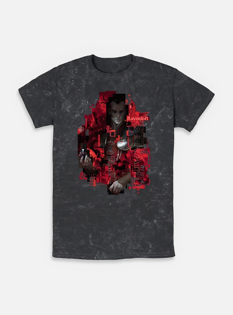 Dungeons & Dragons Ravenloft Strahd Mineral Wash T-Shirt