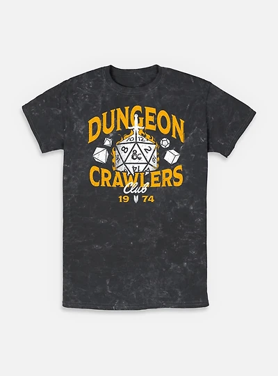 Dungeons & Dragons Dungeon Crawlers Club Mineral Wash T-Shirt
