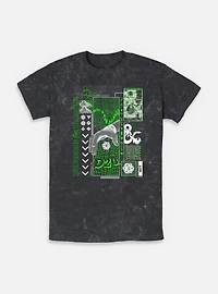 Dungeons & Dragons Trippy D20 Mineral Wash T-Shirt