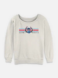 Disney Lilo & Stitch Collegiate Aloha Ohana Womens Slouchy Sweatshirt