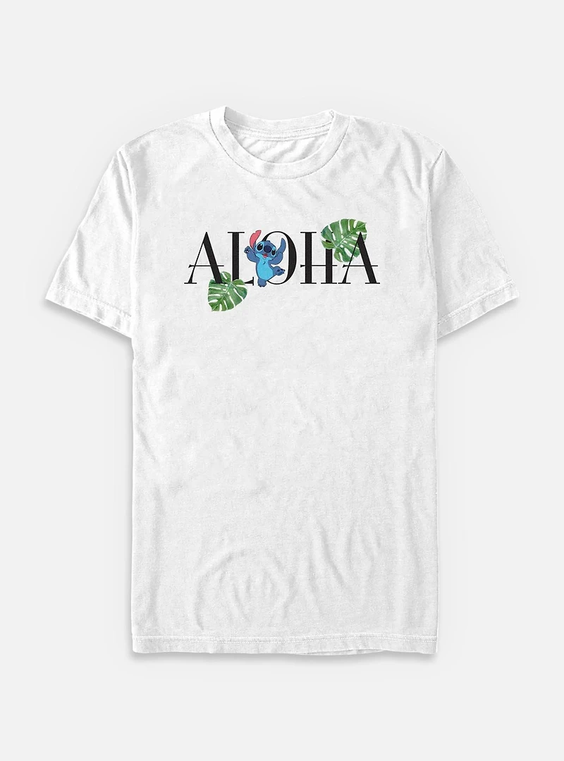 Disney Lilo & Stitch Aloha Leaves T-Shirt