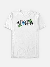 Disney Lilo & Stitch Aloha Leaves T-Shirt