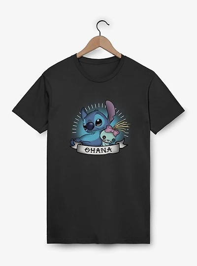 Disney Lilo & Stitch Ohana Banner T-Shirt