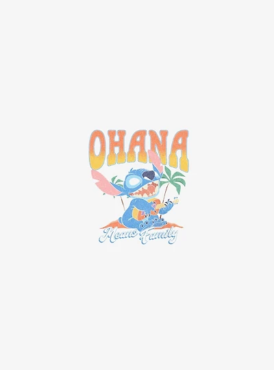 Disney Lilo & Stitch Ohana Garment Dye T-Shirt