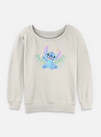 Disney Lilo & Stitch Spring Vibes Womens Slouchy Sweatshirt