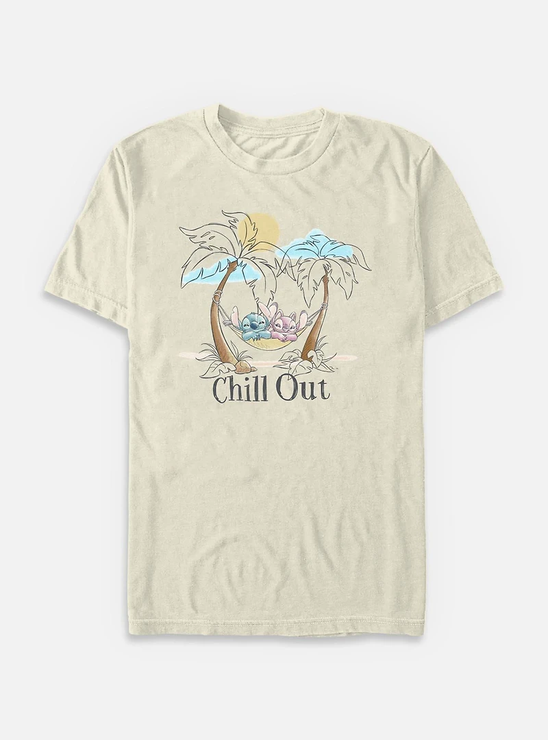 Disney Lilo & Stitch Chill Out Garment Dye T-Shirt