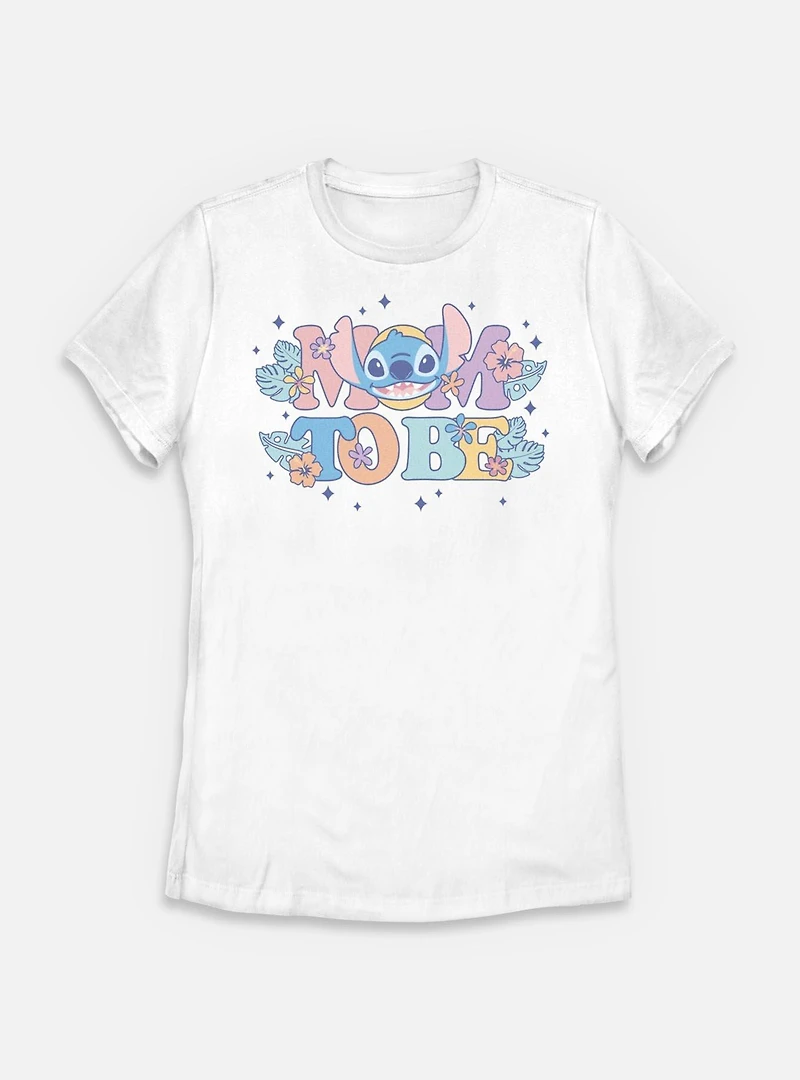 Disney Lilo & Stitch Mom To Be Womens T-Shirt