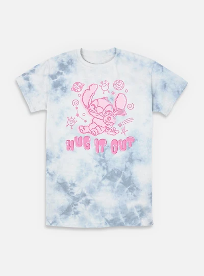 Disney Lilo & Stitch Hug It Out Tie-Dye T-Shirt