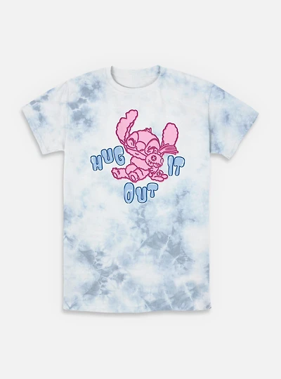 Disney Lilo & Stitch Hug It Out Tie-Dye T-Shirt