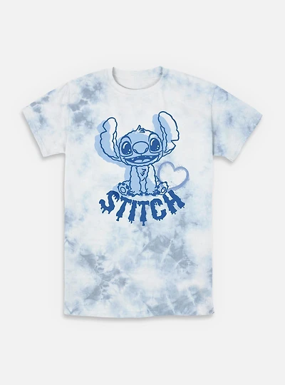 Disney Lilo & Stitch Heart Tie-Dye T-Shirt