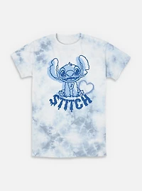 Disney Lilo & Stitch Heart Tie-Dye T-Shirt