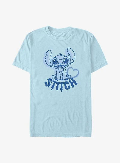 Disney Lilo & Stitch Heart Garment Dye T-Shirt
