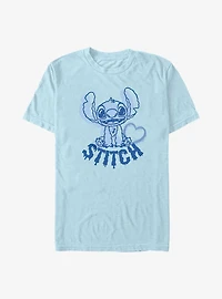 Disney Lilo & Stitch Heart Garment Dye T-Shirt