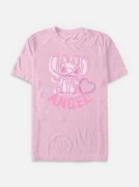 Disney Lilo & Stitch Angel Heart Garment Dye T-Shirt
