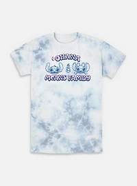 Disney Lilo & Stitch Ohana Means Family Tie-Dye T-Shirt