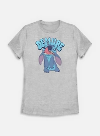 Disney Lilo & Stitch Demure Alien Womens T-Shirt