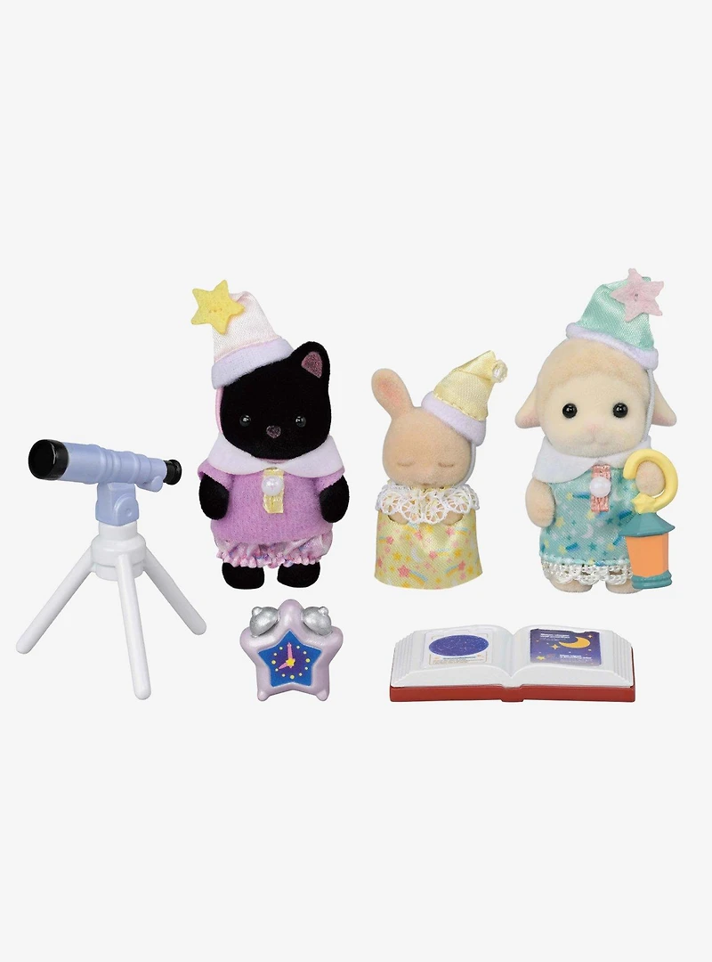 Calico Critters Sleepover Party Trio Figure Set