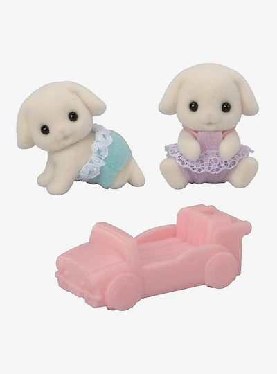 Calico Critters Flora Rabbit Twins Figure Set