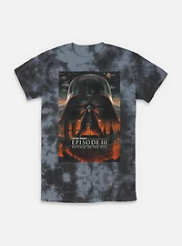 Star Wars Episode III: Revenge Of The Sith 20th Anniversary Poster Tie-Dye T-Shirt