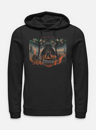 Star Wars Episode III: Revenge Of The Sith 20th Anniversary Scenic Poster Hoodie