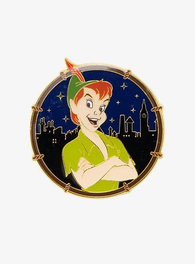 Loungefly Disney Peter Pan Portrait Enamel Pin - BoxLunch Exclusive