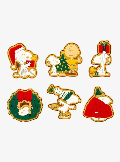 Loungefly Peanuts Snoopy Christmas Cookie Scented Blind Box Enamel Pin — BoxLunch Exclusive