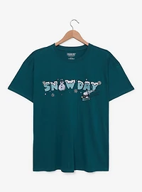 Peanuts Snoopy Snow Day Women's Plus T-Shirt — BoxLunch Exclusive