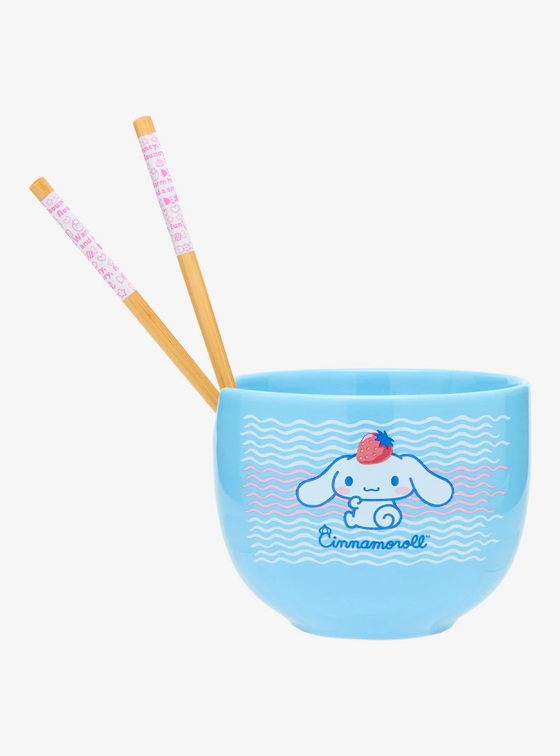 Sanrio Cinnamoroll Waves Blue Ramen Set